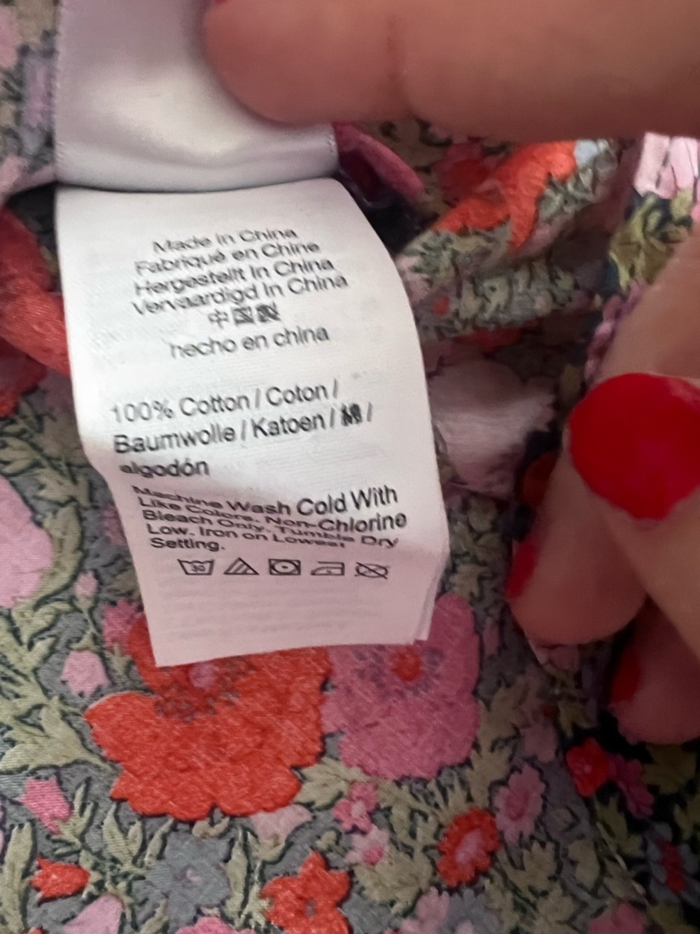 J. Crew Liberty London Pink and Orange Floral Button-Down Shirt - Picture 9 of 11